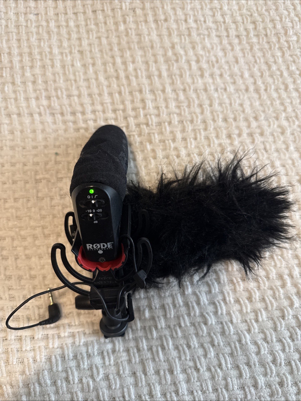 RODE VideoMic Pro with Rode Windshield and upgraded cold shoe mount