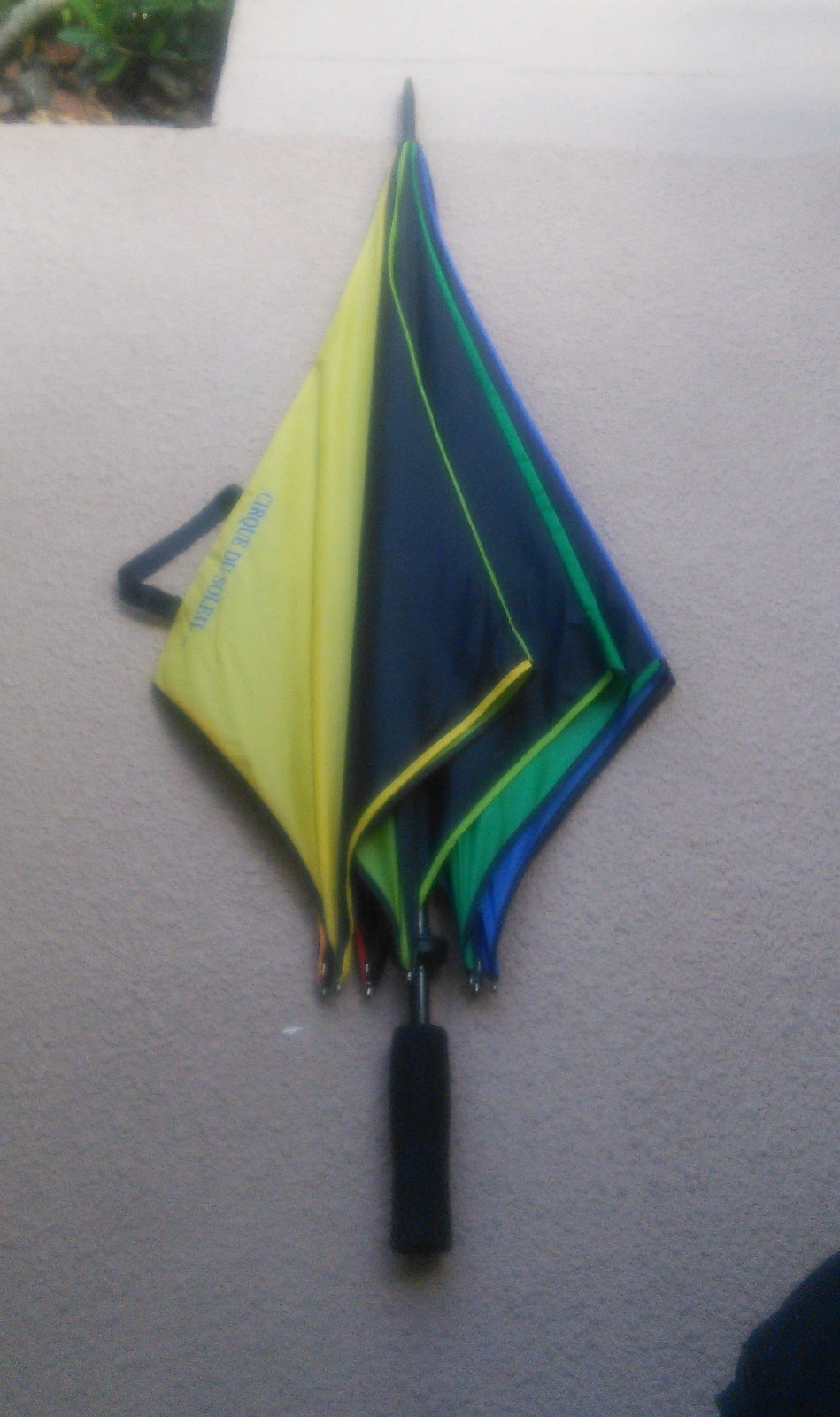 Original Cirque du Soleil Umbrella Multicolor Art RARE