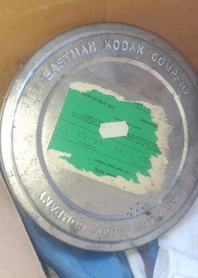 Vintage Eastman Kodak Company Film Metal Canister Made in Rochester, NY., USA