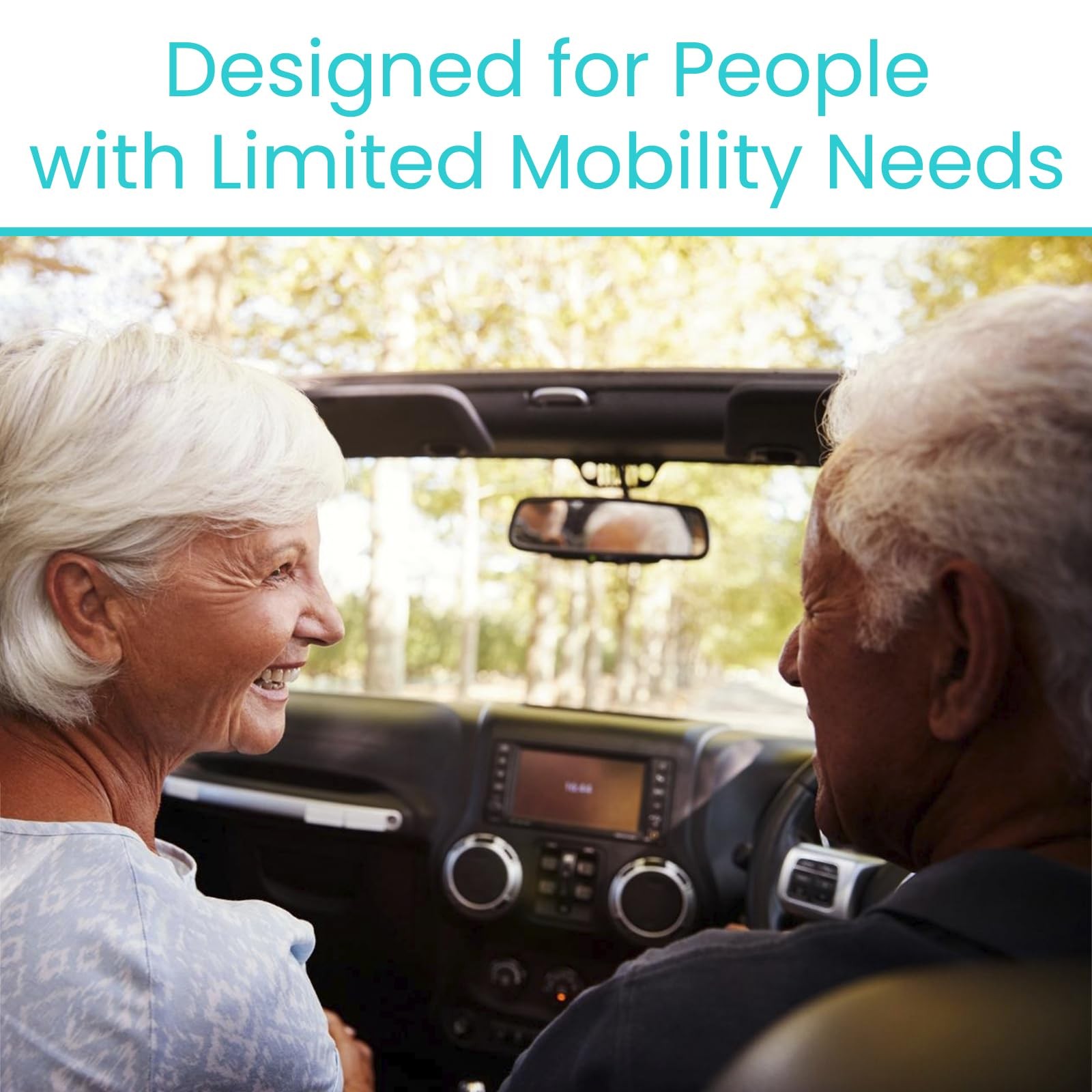 Vive Car Handle Assist for Elderly - Scratch Proof Latch - Auto Grab Single
