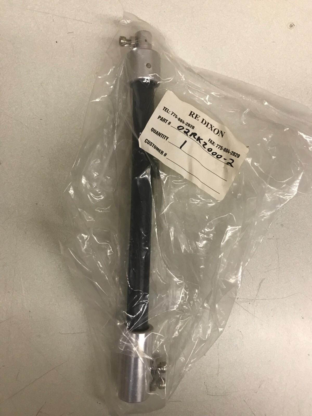 NEW RE Dixon 02RK2000-2 Motor Rotation Flex Shaft Assy Gemini 2