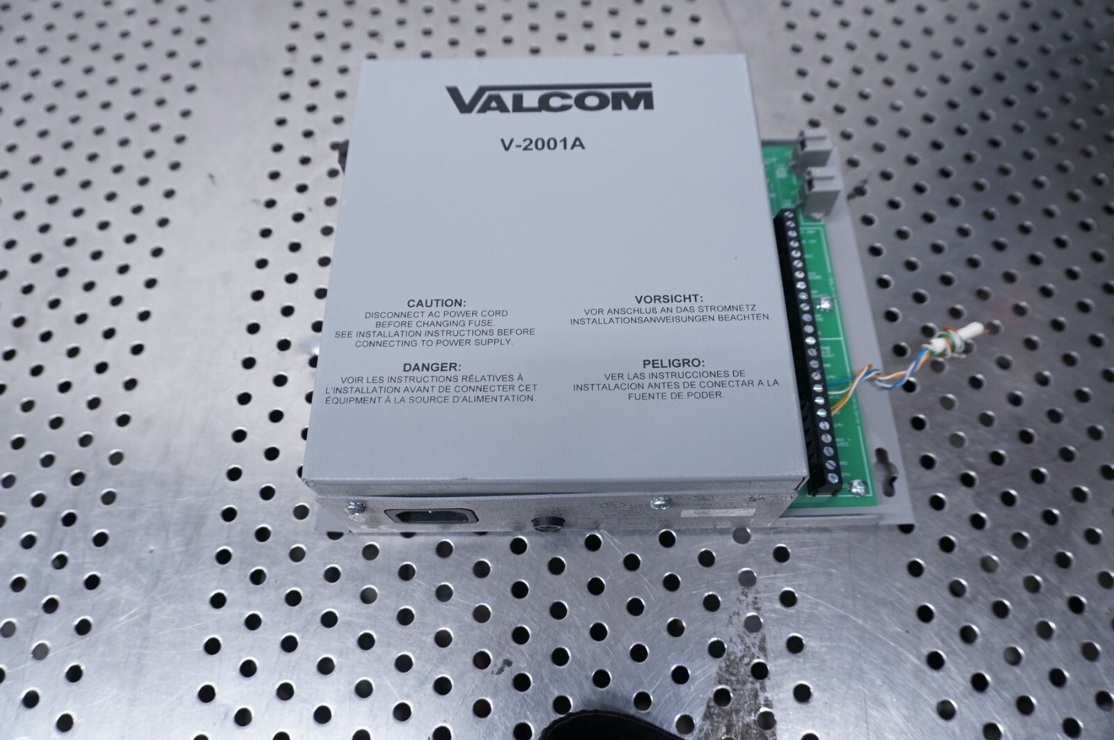 Valcom V-2001A One Way Single Zone Page Control Unit