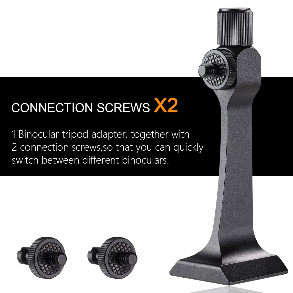 Binocular Tripod Adapter Quick Release With 38mm Mounting Base 1/420 Inch Thread