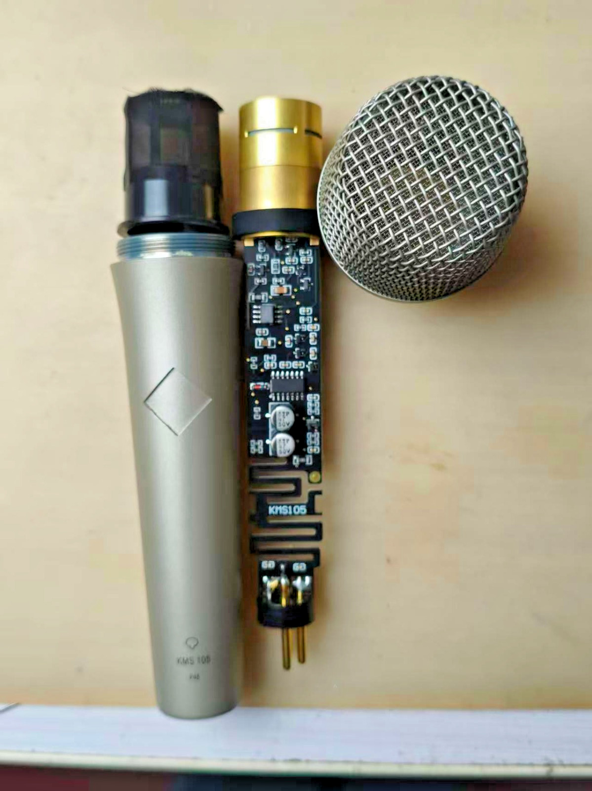 Top-level KMS-105 Capacitive Microphone, 22mm diaphragm microphone
