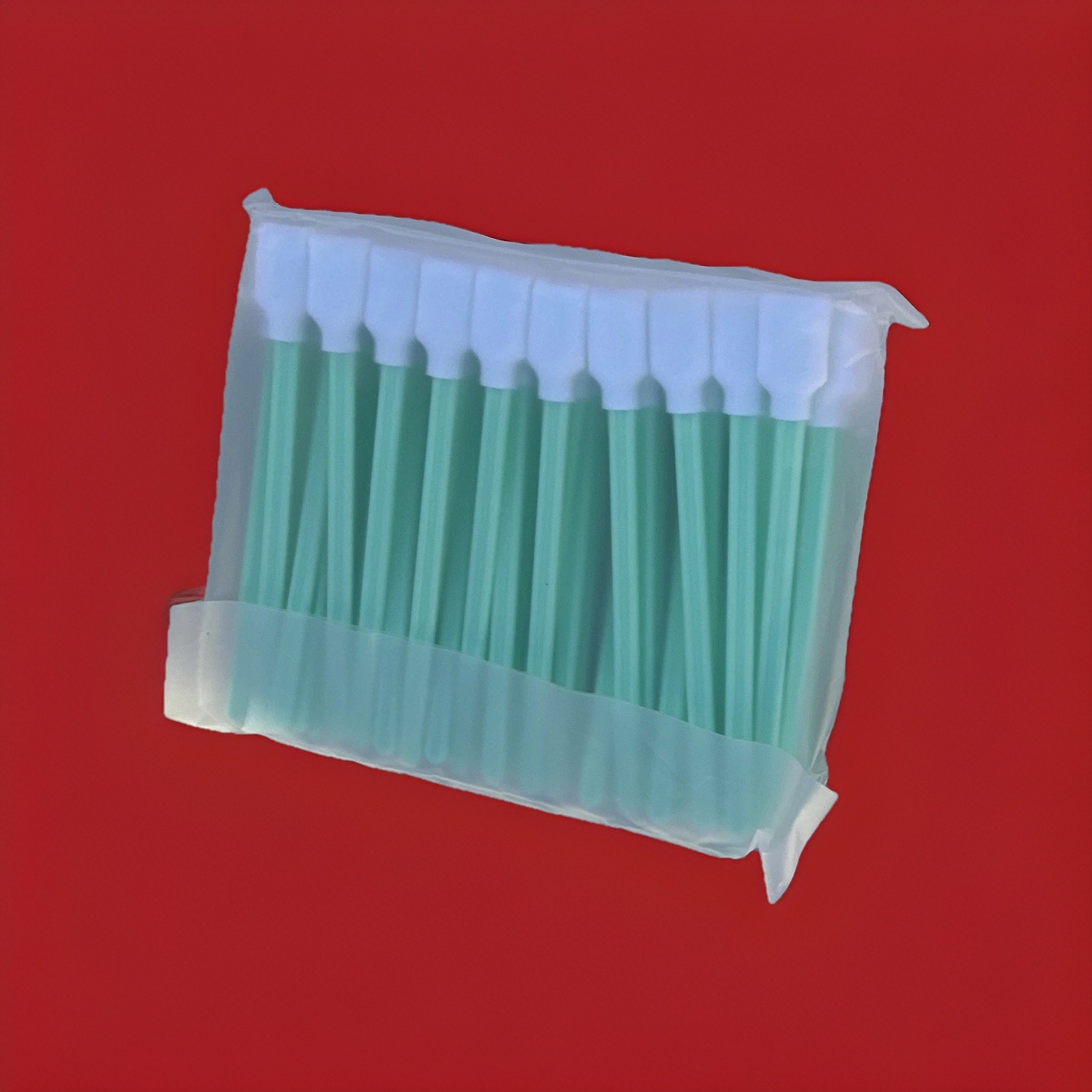 50 Micro Applicators Green Disposable Tips Foam Tip Swabs