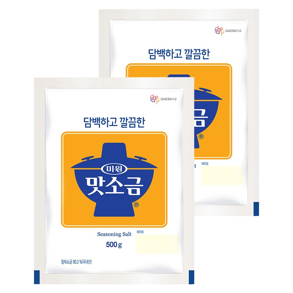 [DAESANG] MIWON Seasoning Salt 500g x 2EA  Korea MatSoGeum K-Food