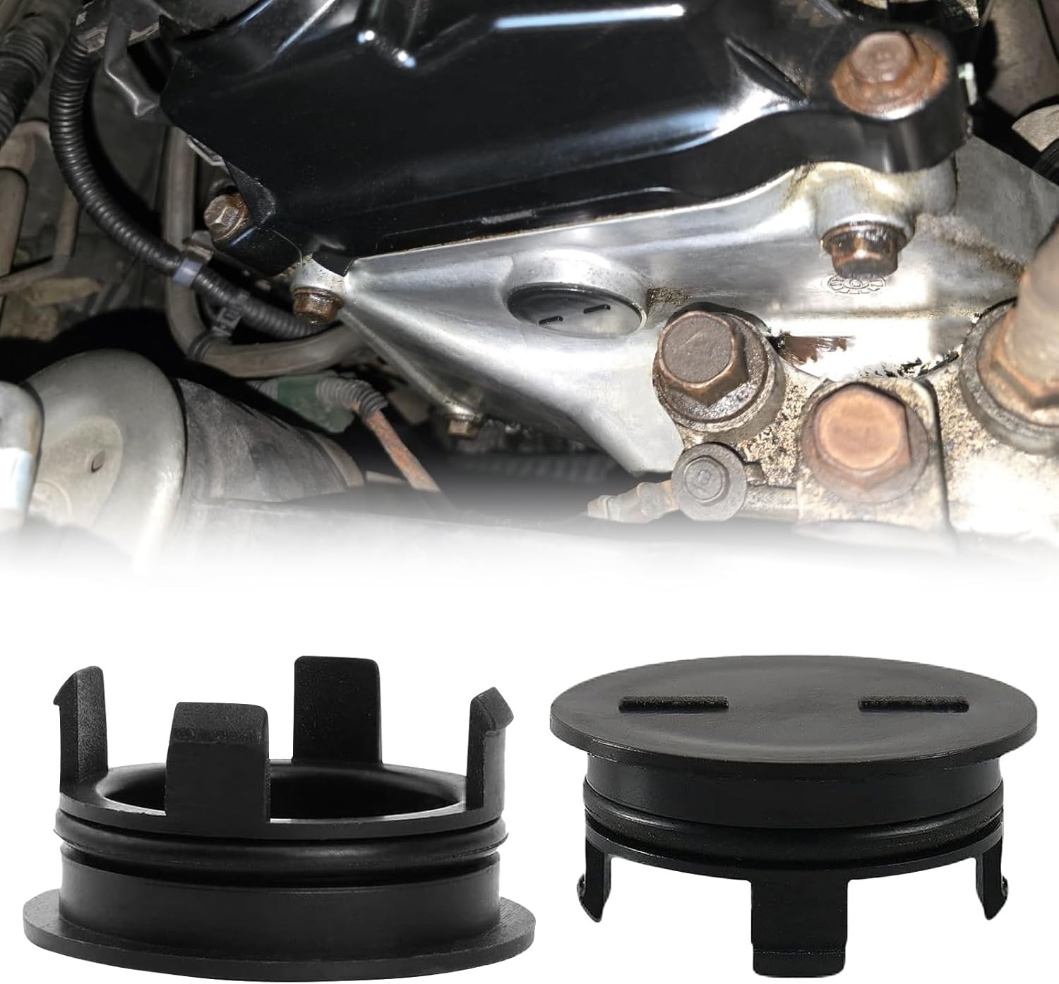 2PCS Cylinder Head Rear Cam Plug, Cam Plug Cap Compatible with Civic Fit HR-V In