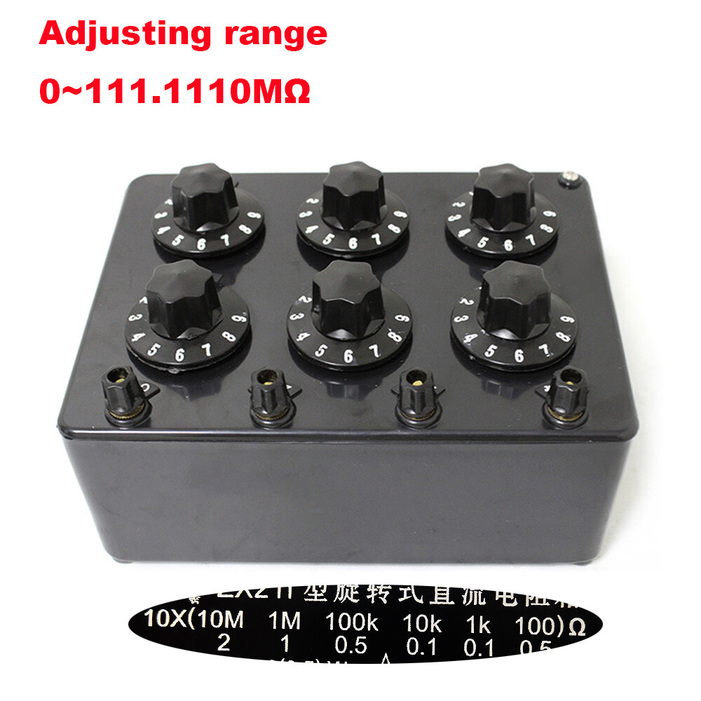 Precision Plastic Variable Decade Resistance Resistor Box Teaching Instrument
