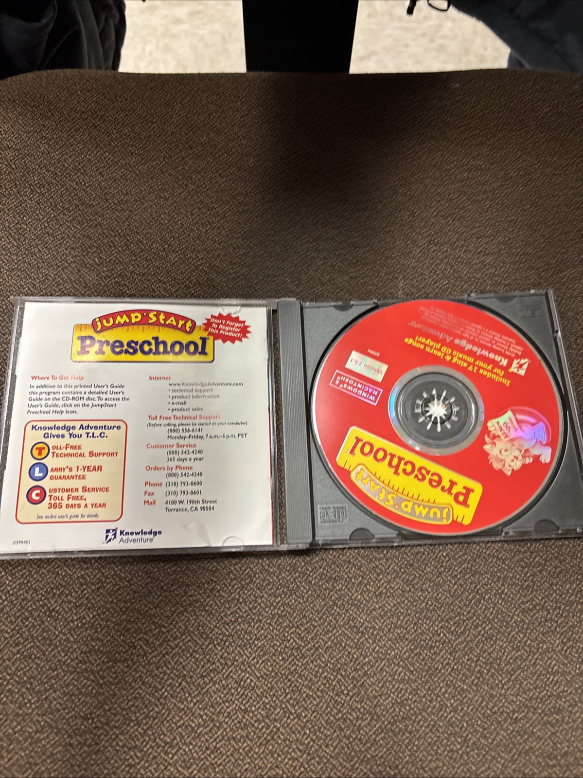 Jump Start Preschool Users Guide [CD-ROM]