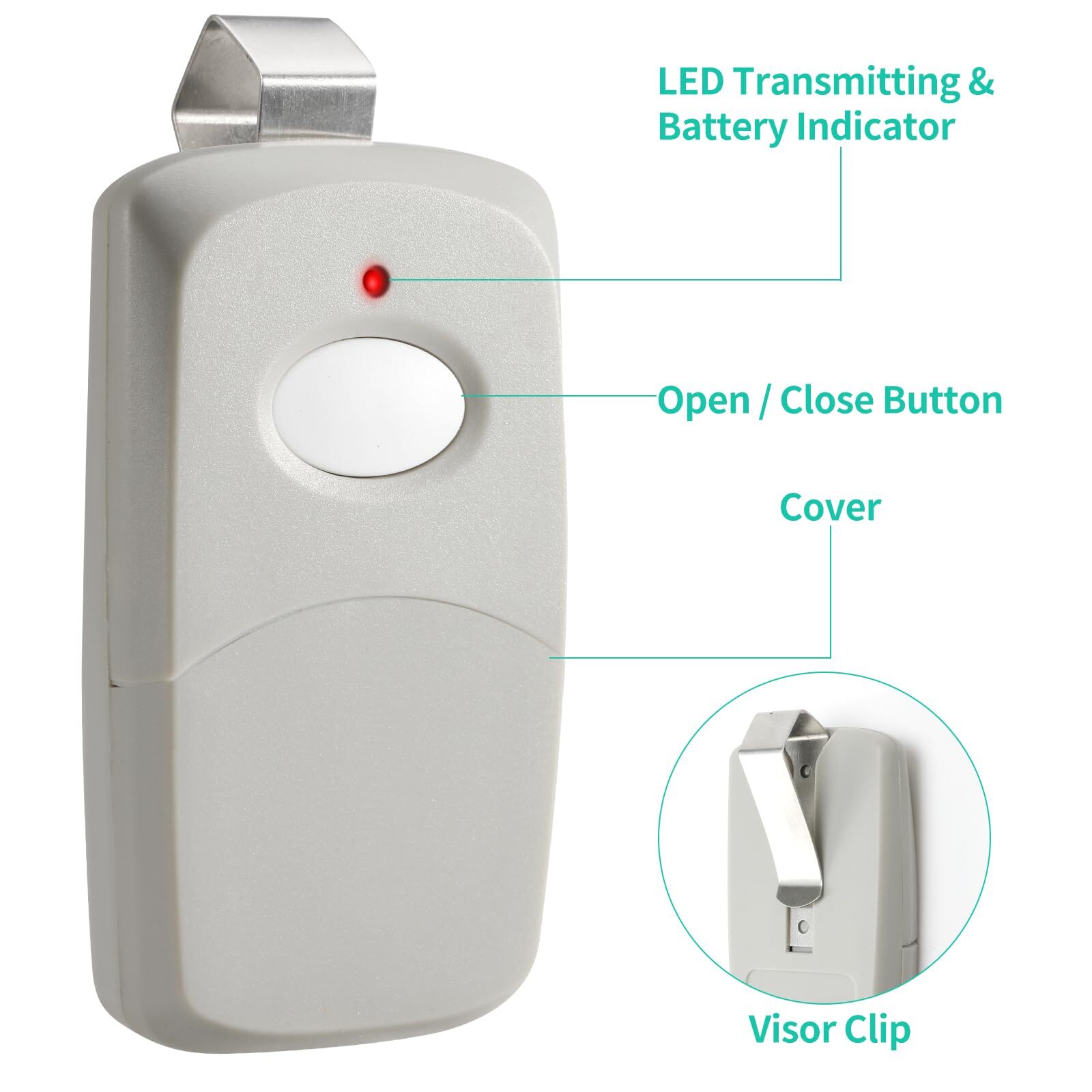 2PCS Multi-Code 3089 MultiCode 308911 Linear MCS308911 Garage Gate Remote 100m