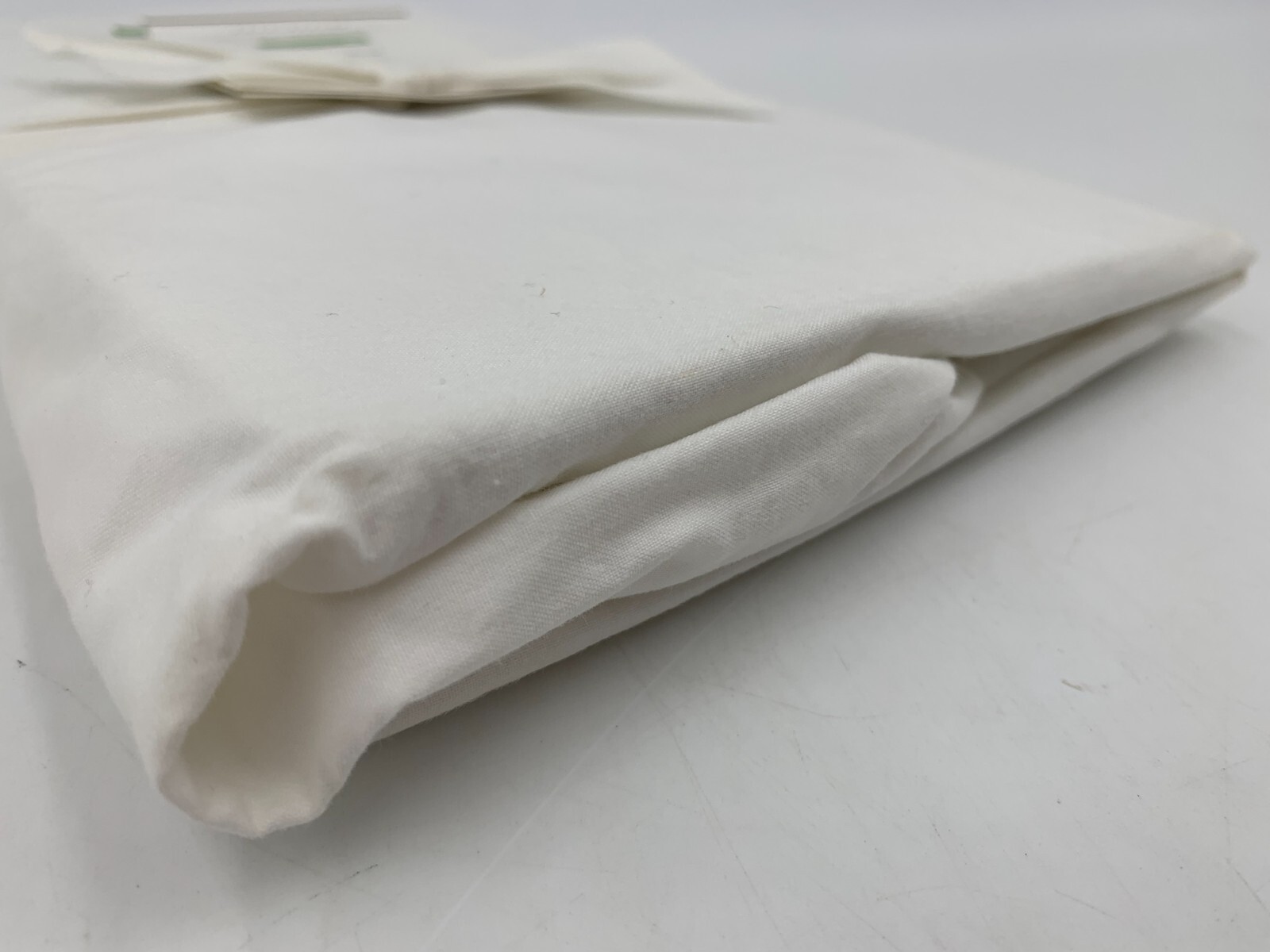 Pottery Barn Spencer Washed Organic Cotton Percale Sham King White #H220