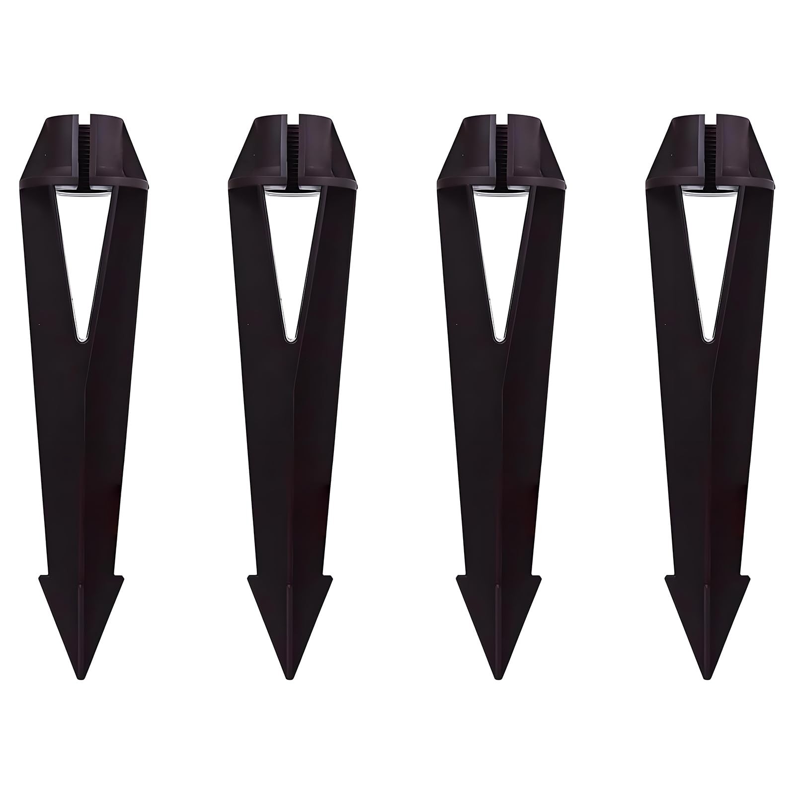 Landscape Lighting Stakes, 1/2 NPT Female Thread, 8.6 Inch Solid Plastic Spik...