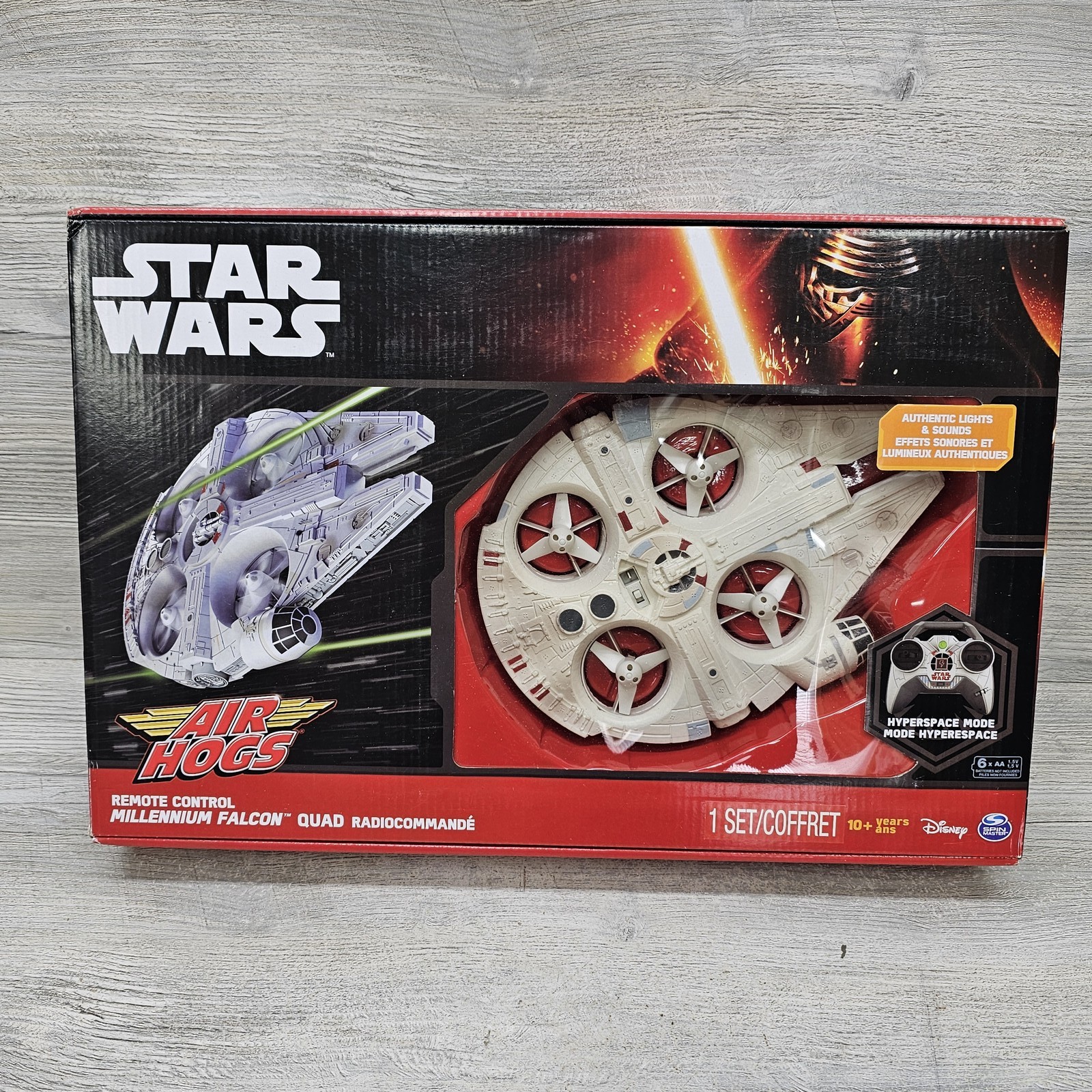 Air Hogs Star Wars Millennium Falcon Remote Control RC Quadcopter Drone New