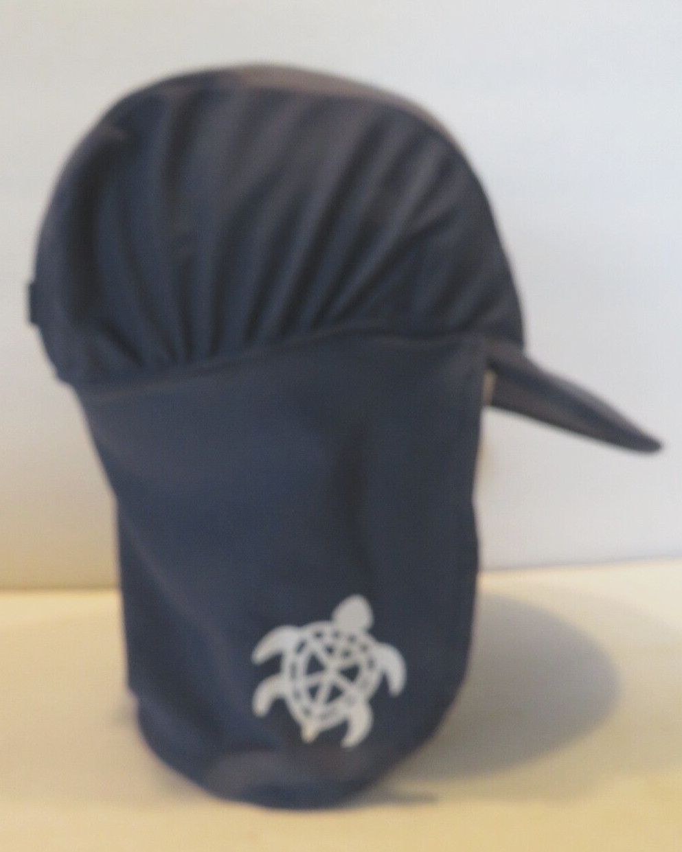 BanZ Hat Cap Sun Block Protection Maximum UV UPF50+ Size L Blue Stretch Turtle