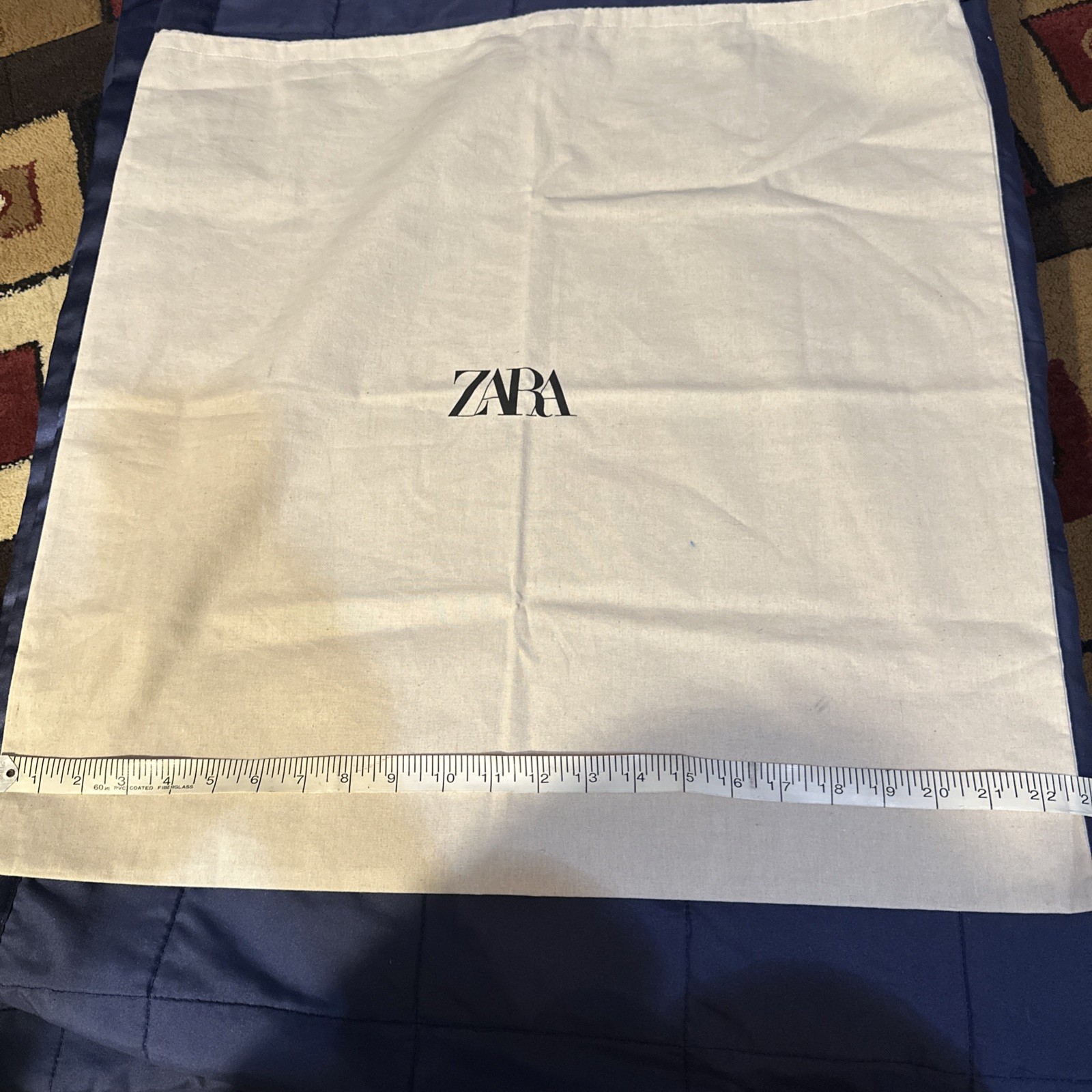 Zara Clothing And Shoes Protective Dust Bag 23”x23”