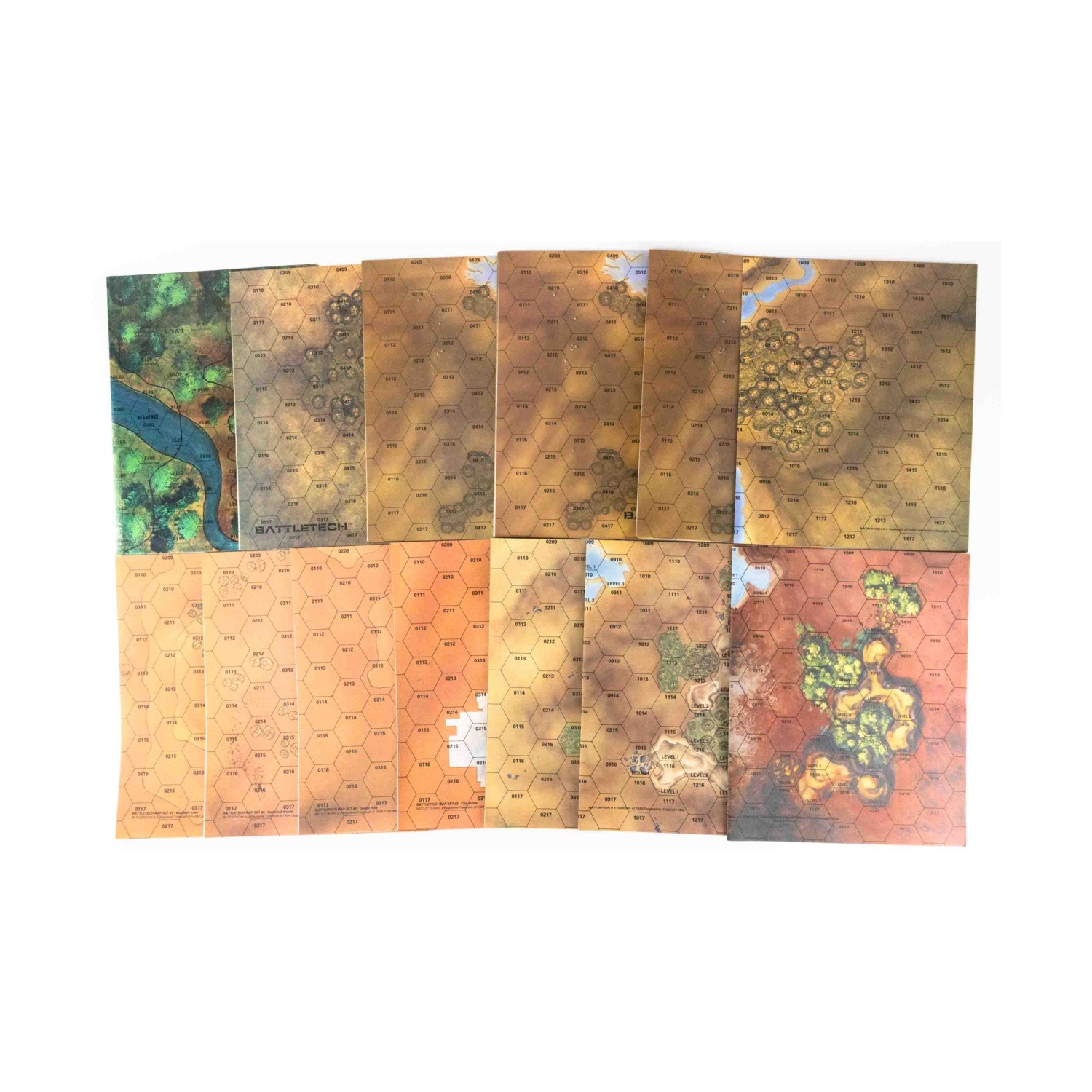 FASA Battletech Map Collection - 10+ Maps! EX