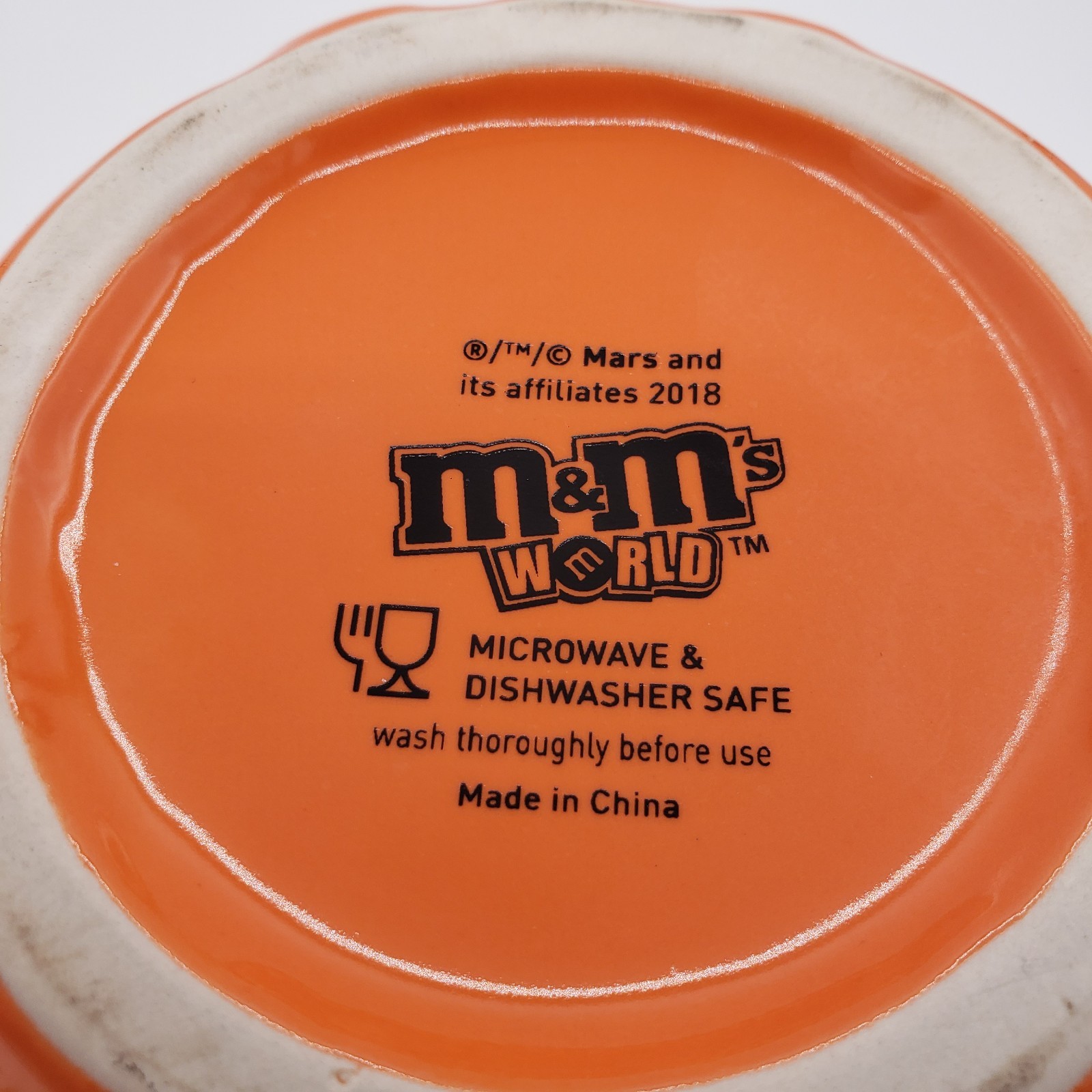 M&M's World Orange Character 3D Face Mug - Coffee/Tea Mug 2018