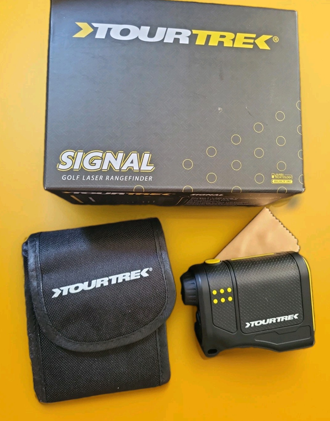 Tourtrek Range Finder Golf Range Finder Laser, Case & Box - Needs CR2 Battery