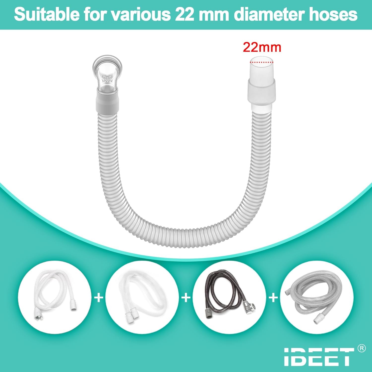Short Tube Assembly for Swift Fx, Hose Supplies Clear, Light Gray, White