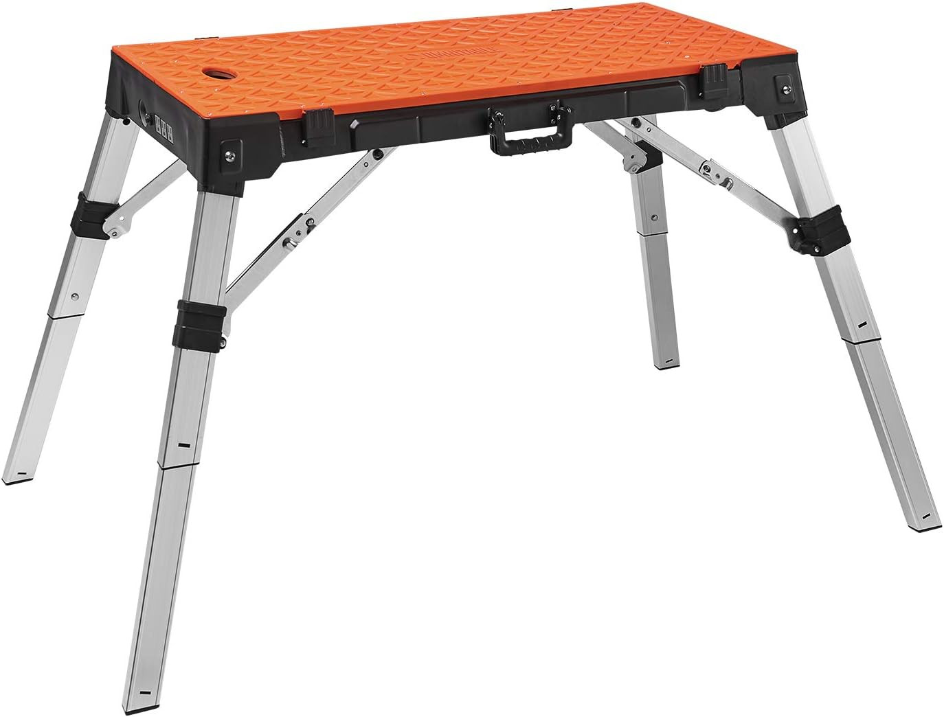 30146A 4 in 1 Portable Workbench Work Table Dolly Scaffold and Creeper Adjustab