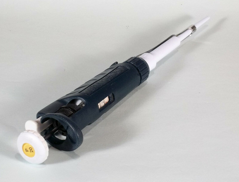 Gilson P20 Precision Microliter Pipette Pipetman Classic Large Button 1-20ul EX+