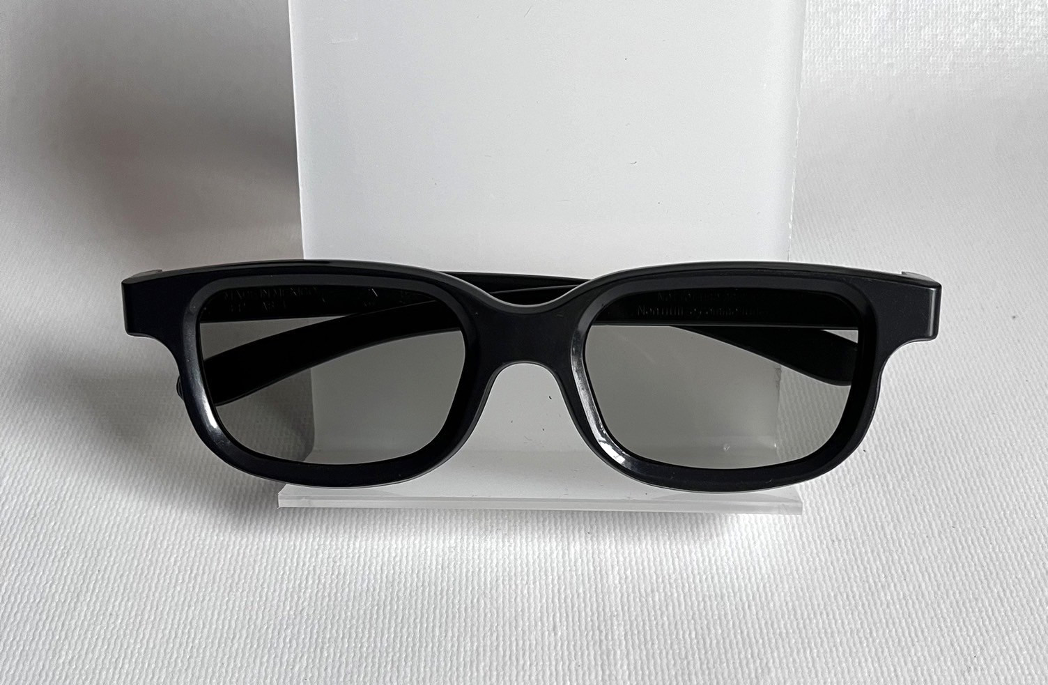 Real D Cinema Movies Theater Black Frame Passive 3D Adult Size Glasses Lot of 2