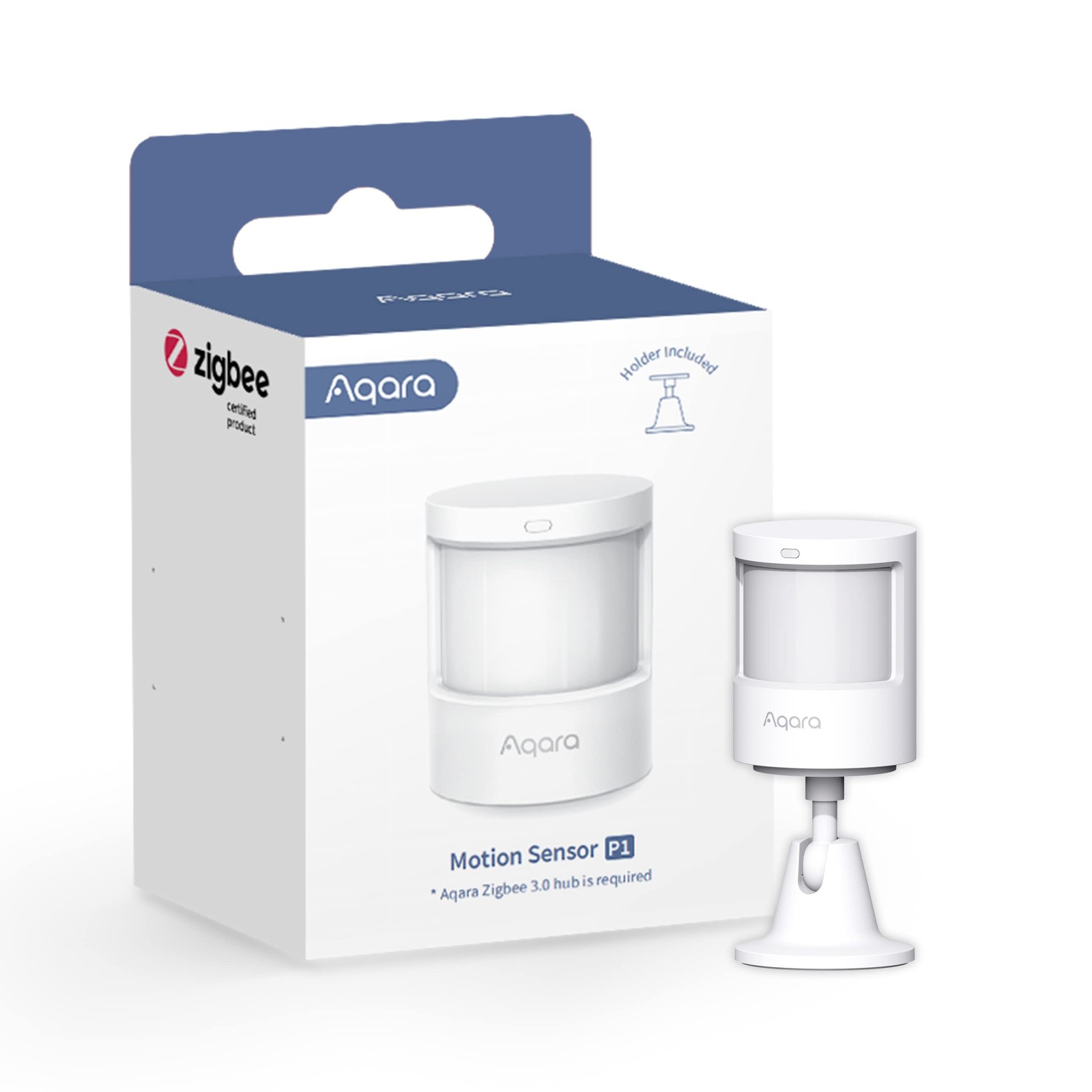 Aqara Zigbee 3.0 Motion Sensor P1 1 Pack, for Alert System Automations White