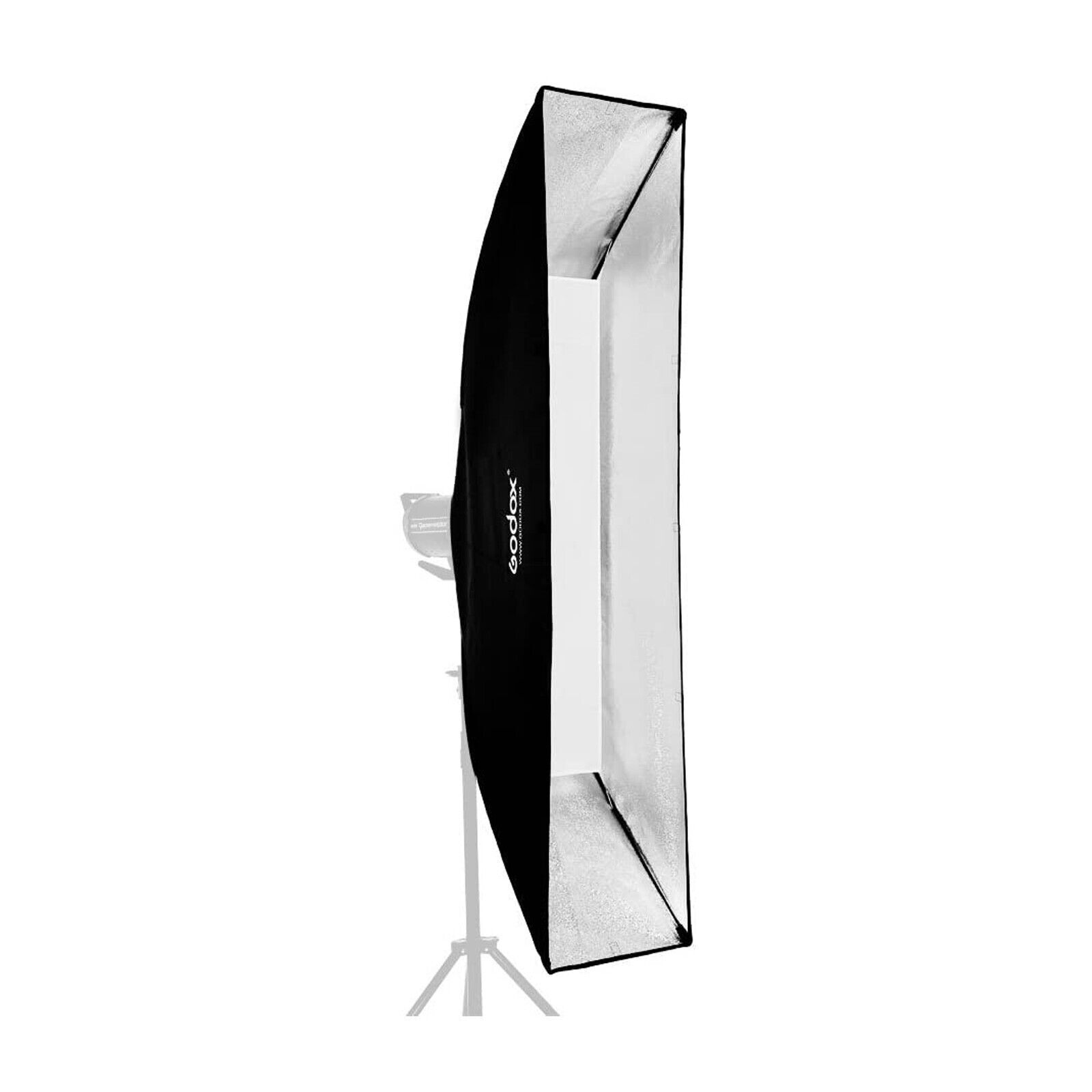 Godox 35x160cm Rectangle Bowens Mount Grid Softbox +2M Light Stand Kit For Flash