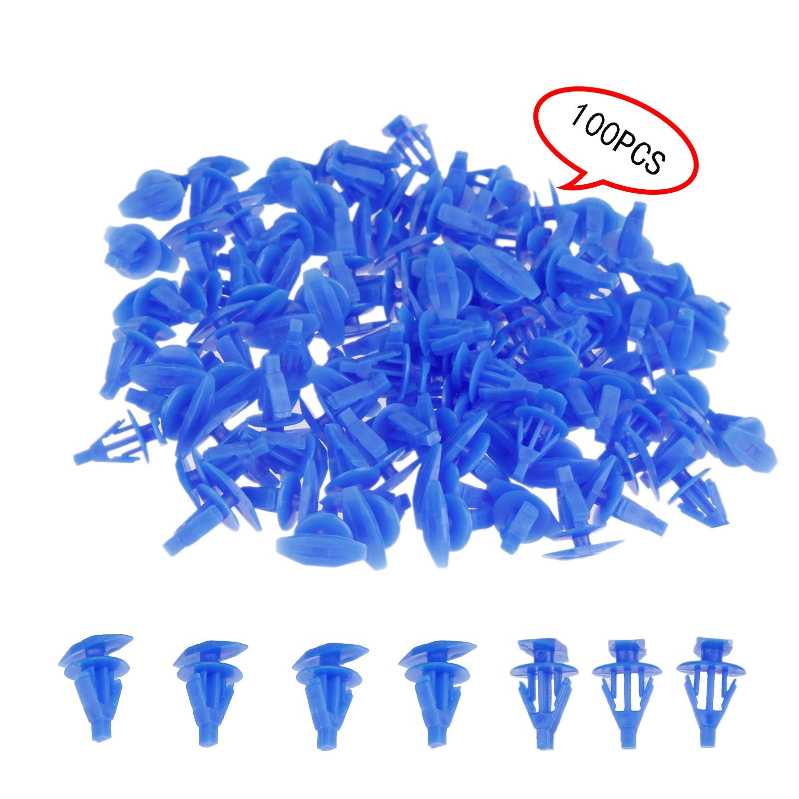 Mtsooning 100PCS Universal Weatherstrip Retainer Clips,Auto Window Door...