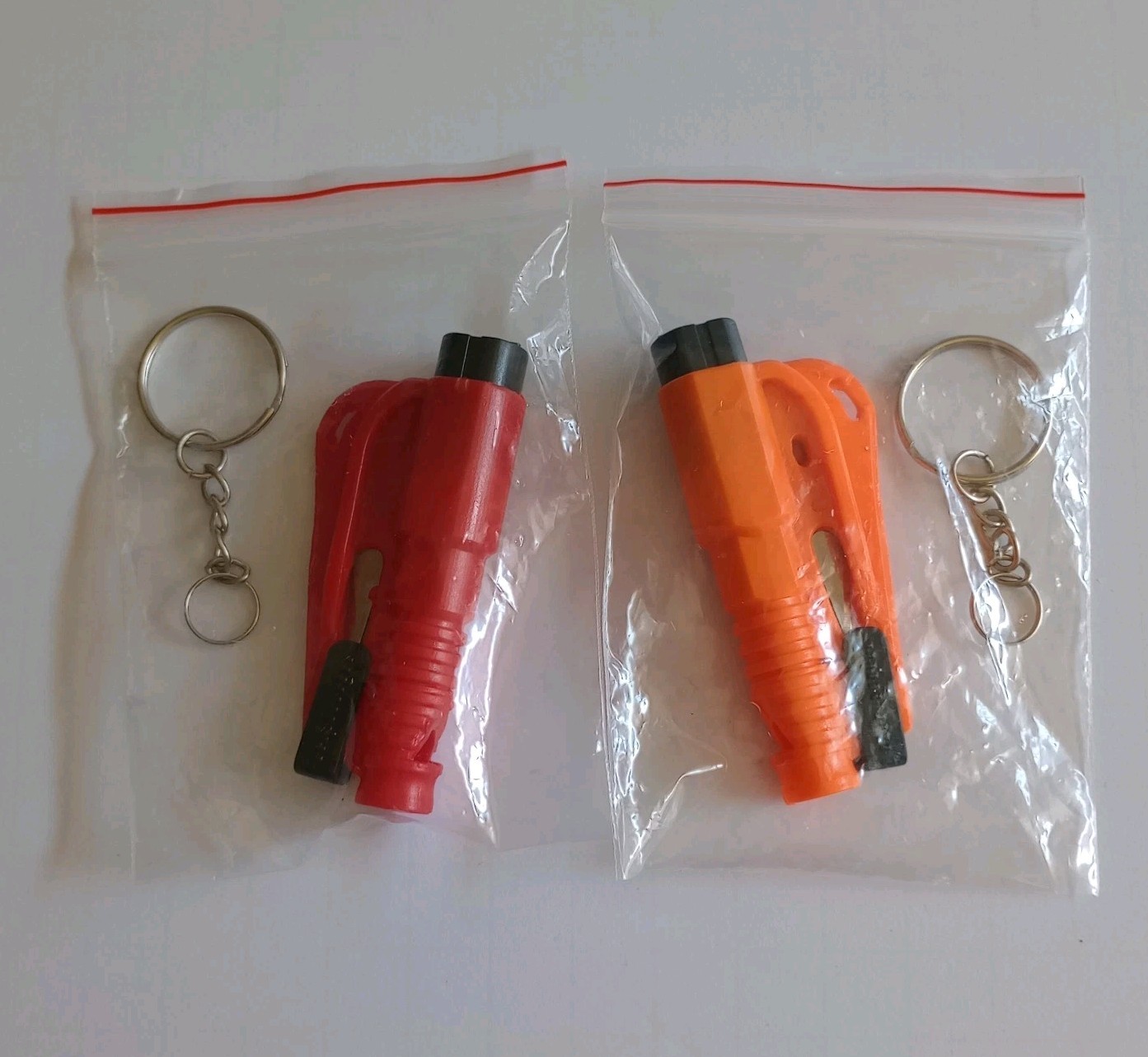 Car Safety Tool 3-In-1 Window Breaker Seat Belt Cutter Whistle - Lot Of 2