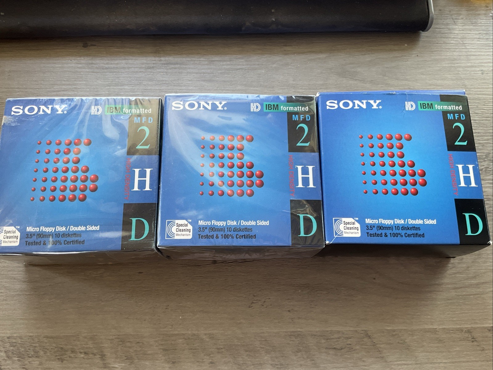 Vintage Sony Diskettes  MFD-2HD 3.5” Formatted Floppy Disks 2 Sealed 29 Total