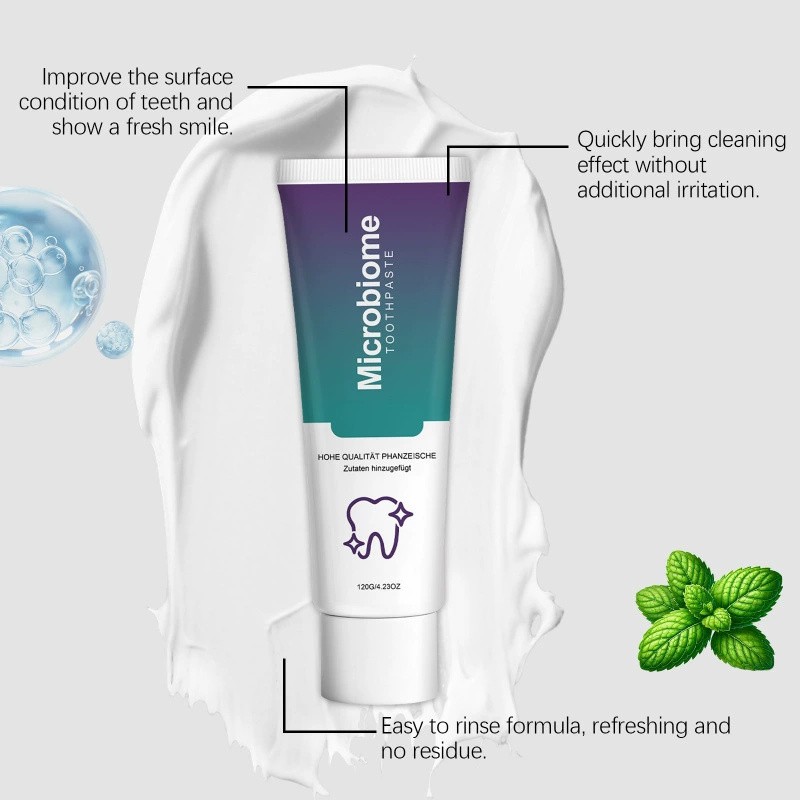Microbiome Mint Flavor Gum Toothpaste Cleaning Toothpaste Sensitive Teeth US