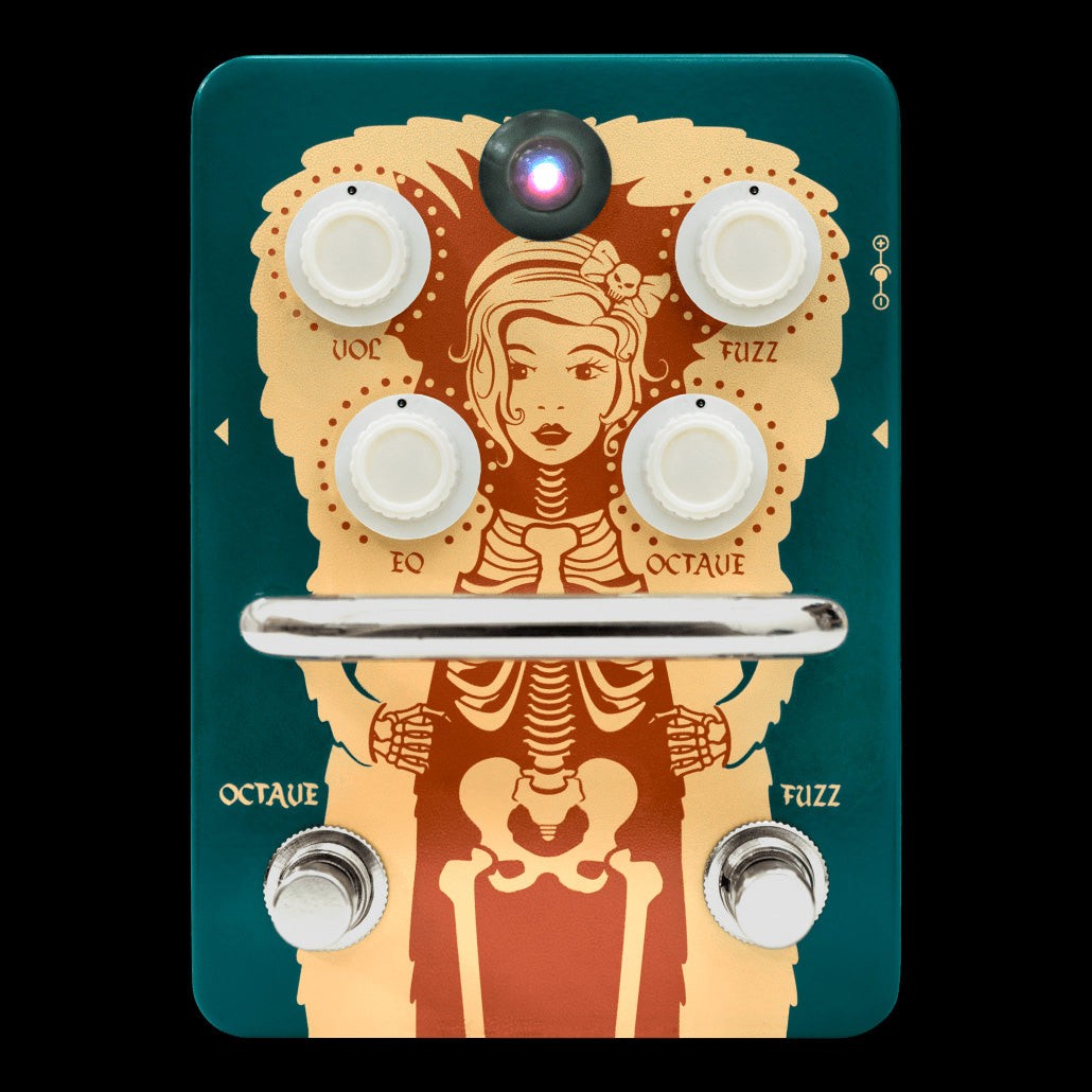 Orange Fur Coat Octave Fuzz Guitar Effect Pedal