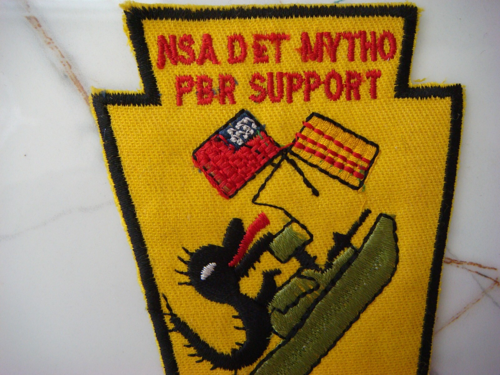 US NAVY SUPPORT ACTIVITY DETACHMENT - PBR MY THO, VIETNAM WAR PATCH