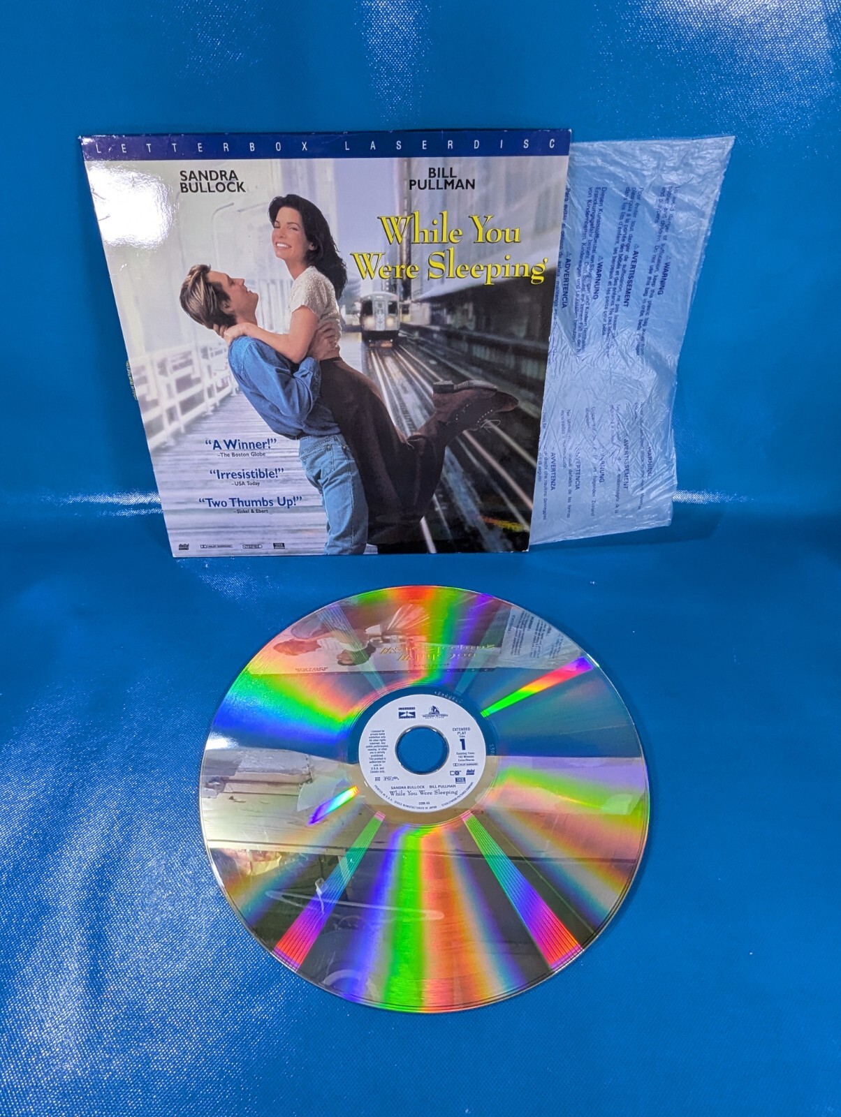 While You Were Sleeping (1995 Laserdisc Letterbox Edition) Sandra Bullock Tested