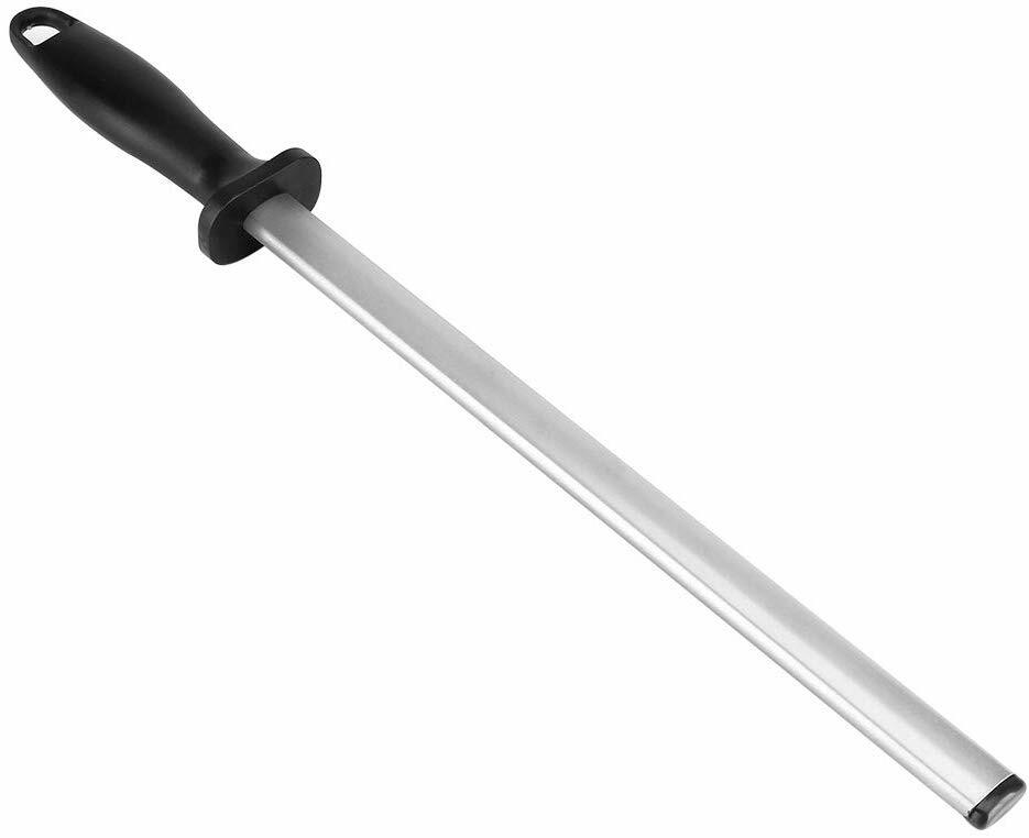10 Inch Grinder Oval Diamond Knife Sharpening Steel Kitchen Knife Sharpener Rod