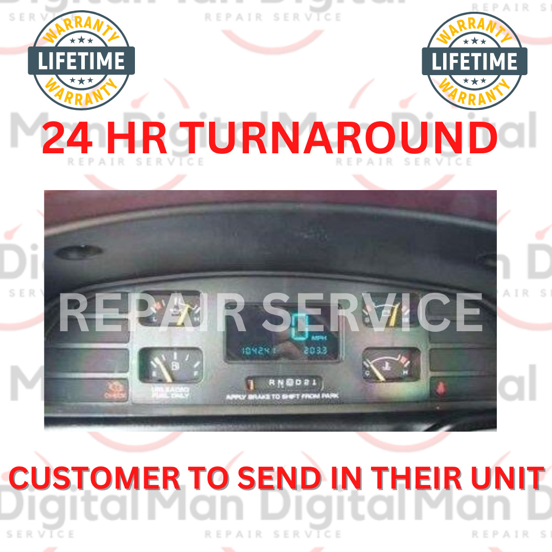 199-1996 Chevy Caprice Speedometer Cluster REPAIR SERVICELIFETIME WARRANTY