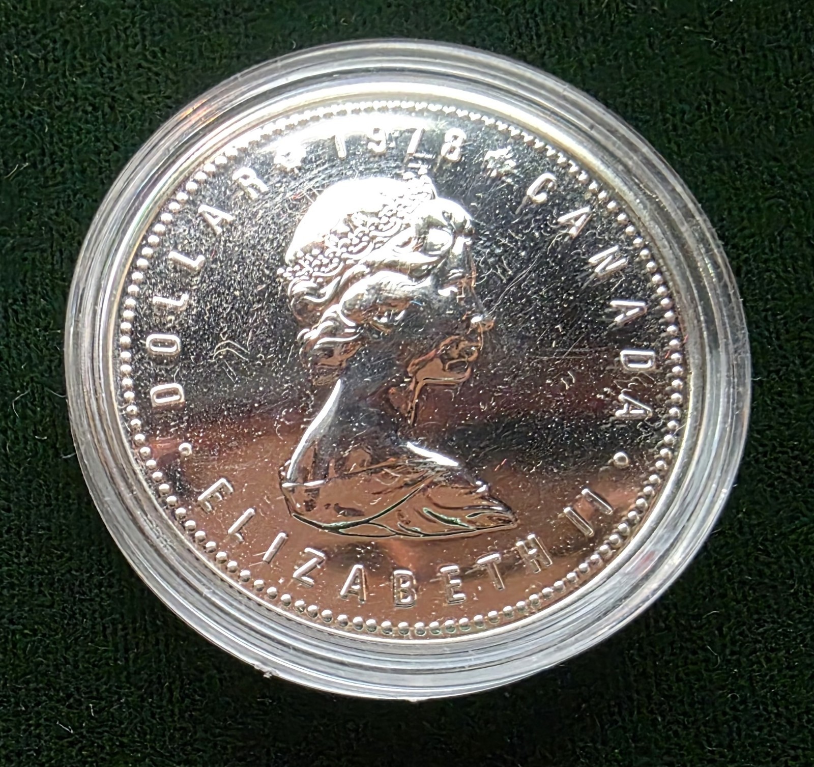 1978 CANADA PROOF SILVER DOLLAR COIN EDMONTON