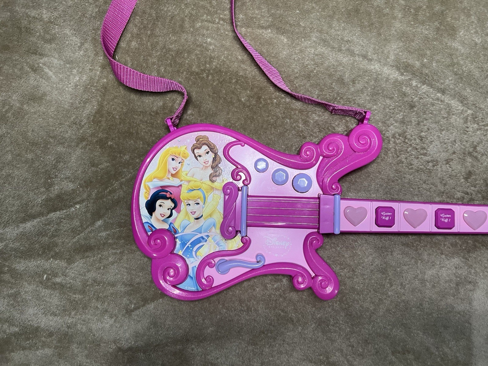 Very Rare Vintage Disney Princess Electronic Guitar