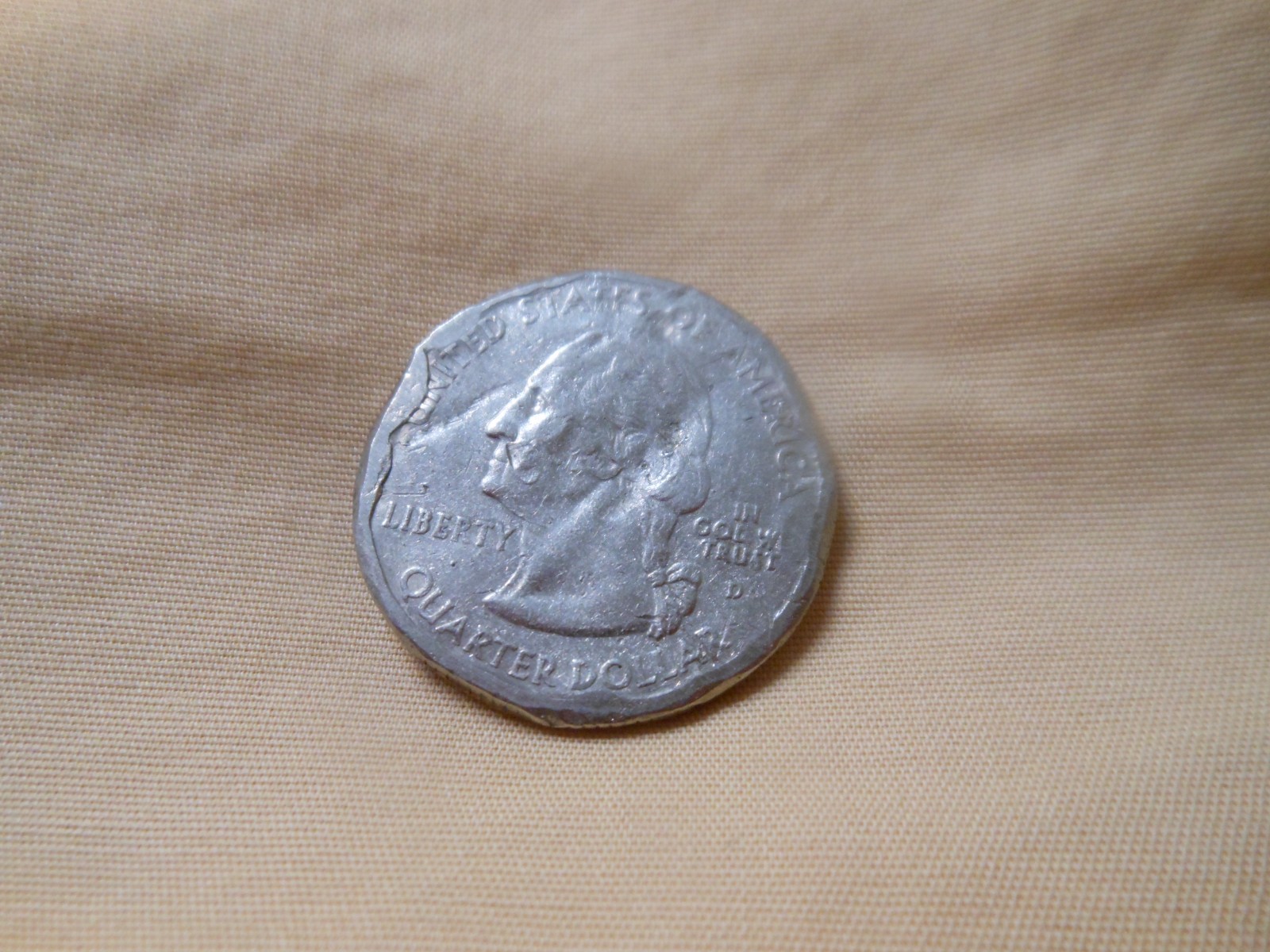 2007 D Washington Quarter Multiple Errors. FREE S&H!