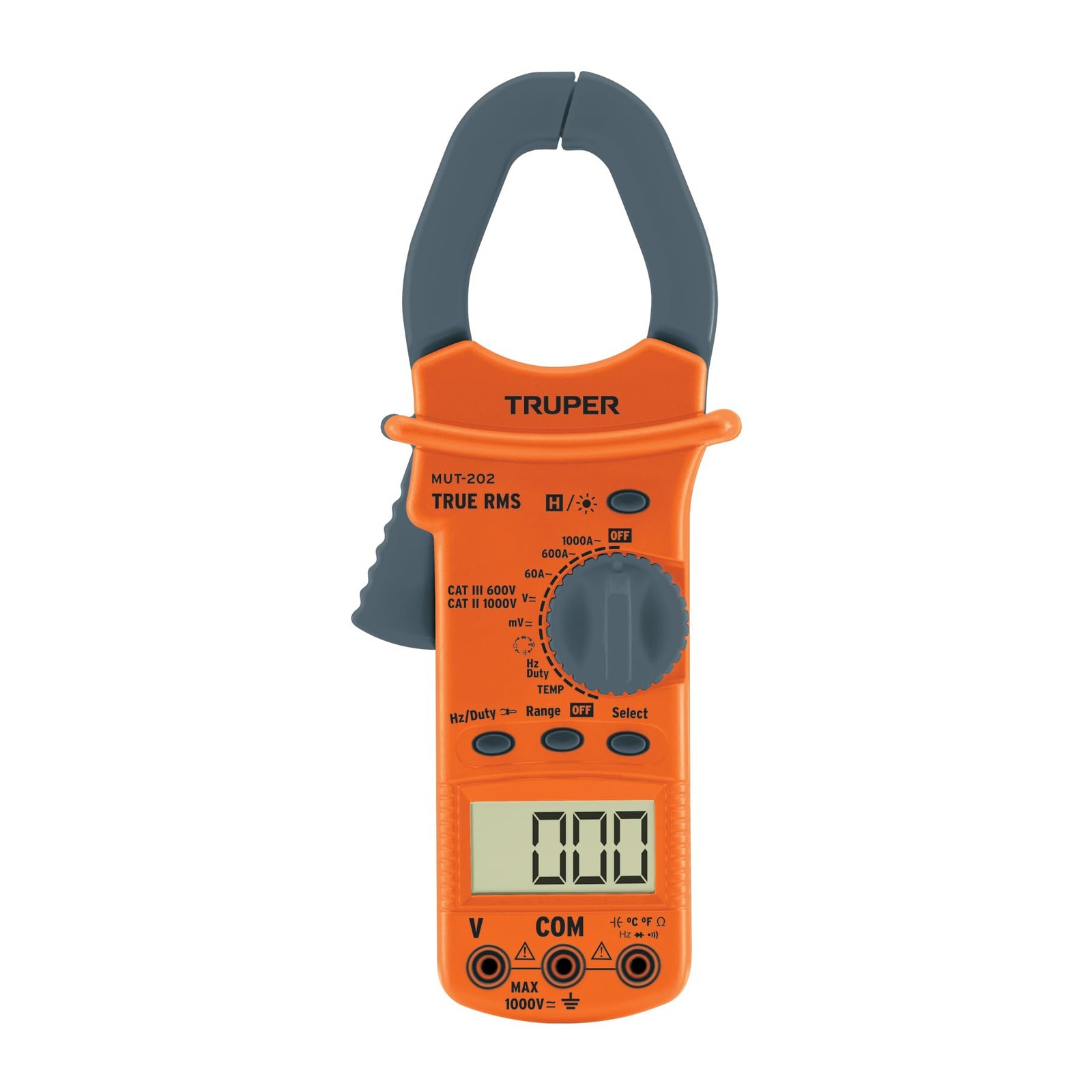 Truper Industrial Maintenance Digital Clamp 1617.92 cubic centimeters, Black