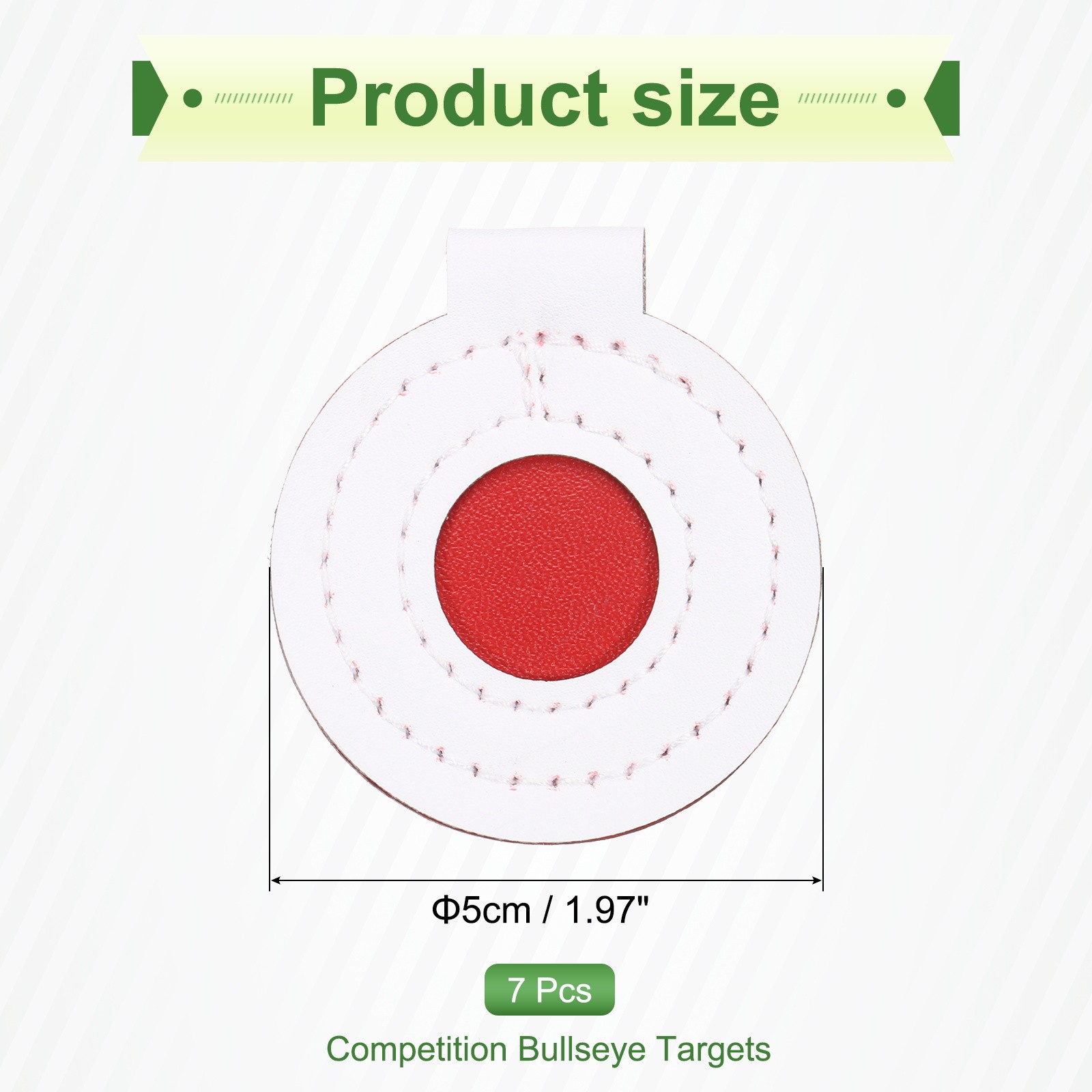 7Pcs Microfiber Bullseye Targets for Shooting Practice 5cm