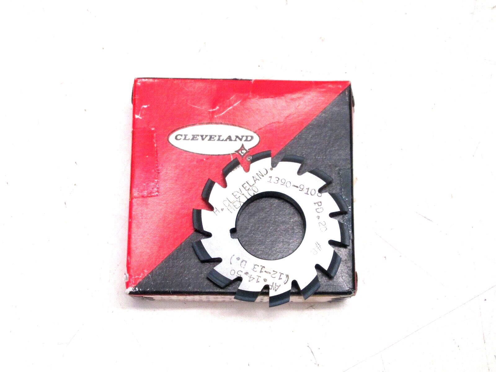 NOS! CLEVELAND 2" x 7/8" BORE INVOLUTE GEAR MILLING CUTTER, 1390-9108, PD.20 #8
