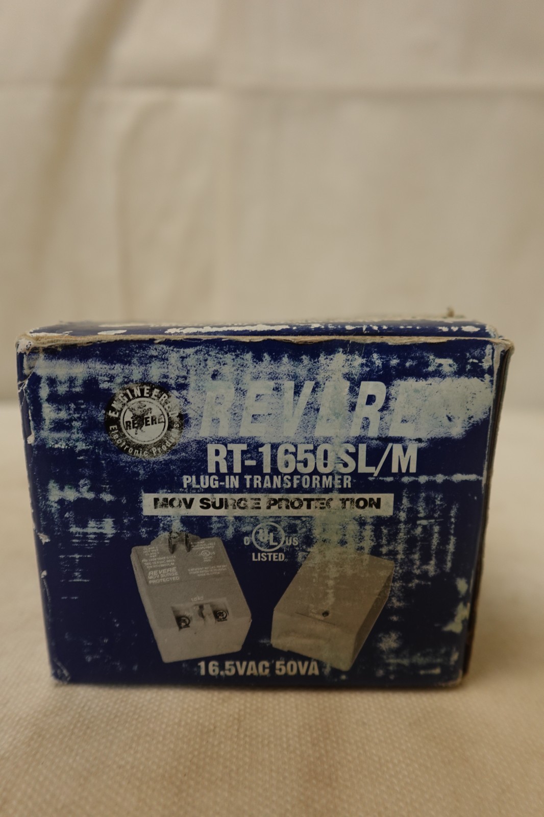 Revere RT-1650SL/M Plug In Transformer MOV Surge Protector 16.5VAC 20VA Open Box