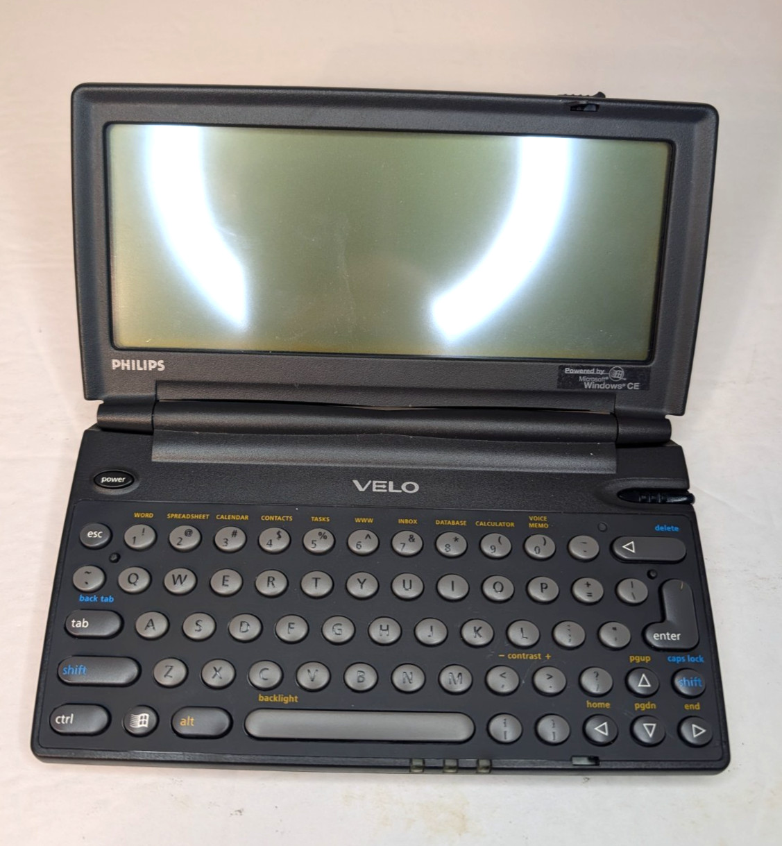Philips Velo 500 Series Palmtop Pocket Computer Windows CE -- Vintage Computer