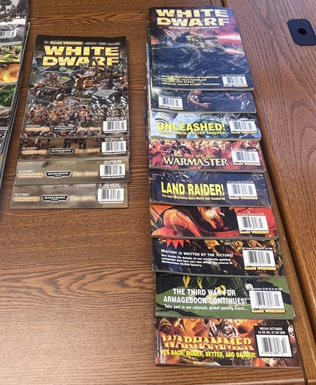 Huge White Dwarf Games Workshop Magazine Collection Lot of 66 Magazines