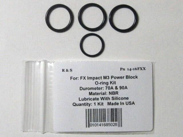 FX Impact M3  Power Block  O-Ring Kit /  R&S 14-16FX