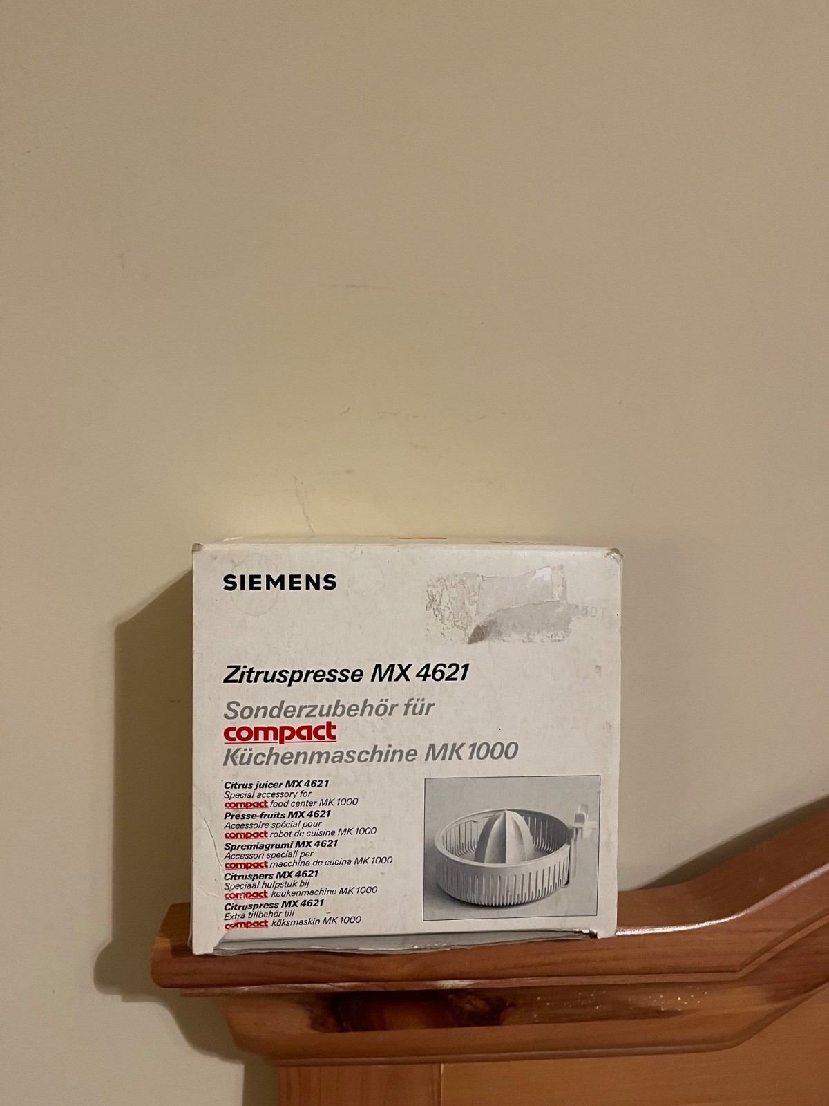 SIEMENS ZITRUSPRESSE MX 4621 CIRTRUS JUICER NIB FOR MX 1000