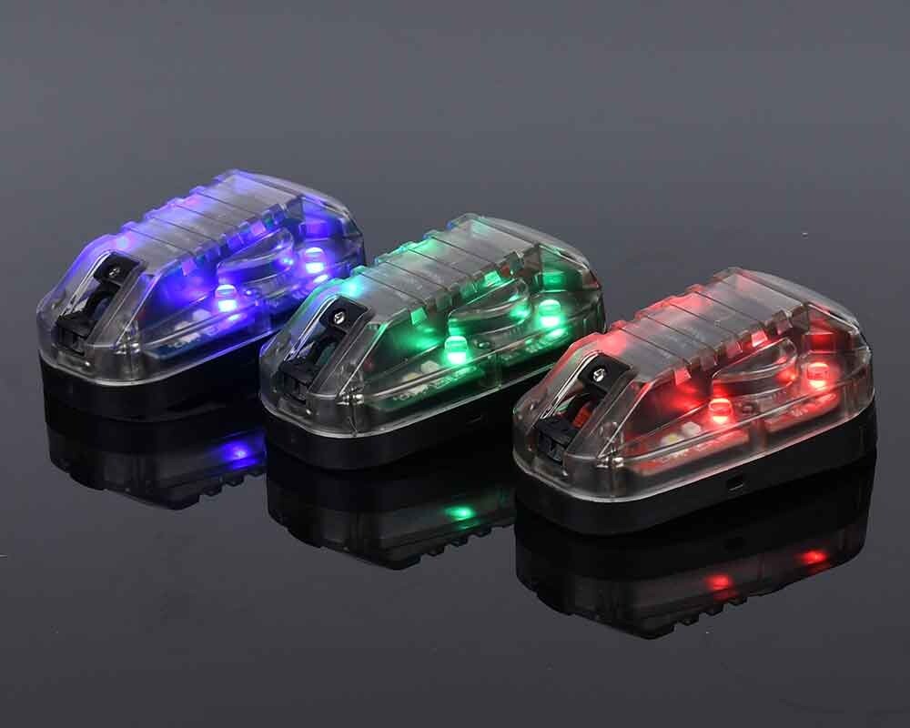 WADSN Tactical IFF LED + IR Helmet Strobe Light IP67 Waterproof Manta