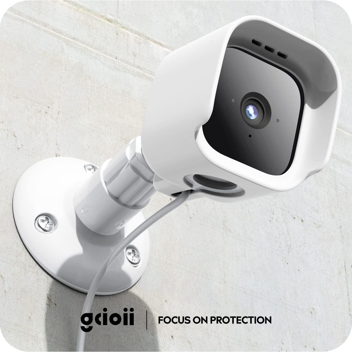 Blink Mini Wall Mount Bracket with Protective Case，Weather Proof 360 Degree P...